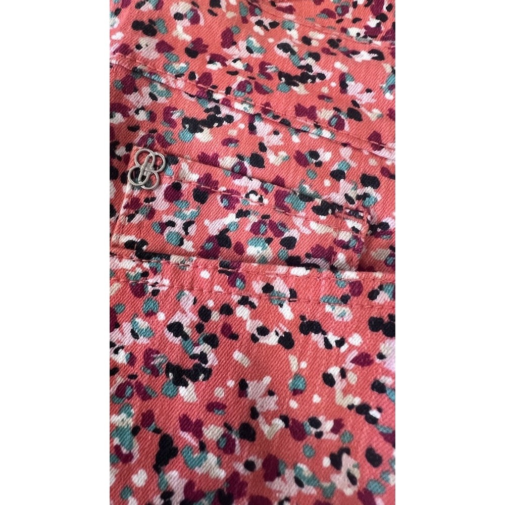 Bandolino Floral Shorts Mandie Zip And Button Front Pockets‎ Stretch Size 16 - Picture 2 of 7